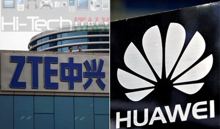 Huawei e ZTE probabili spie del governo cinese