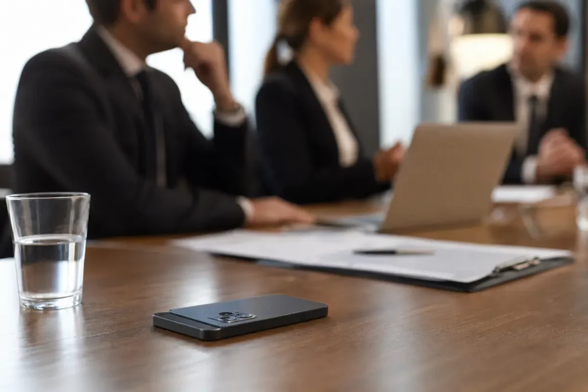Smartphone in sala riunioni: 7 rischi per la privacy delle conversazioni aziendali